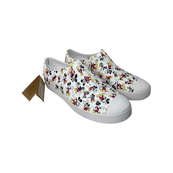 Native Shoes Men\'s Size 10 Women\'s 12 White Jefferson Print Mickey Mouse Disney main image 9